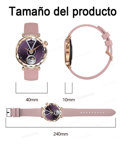Reloj Inteligente Amoled Mujer Bluetooth Llamada Smartwatch