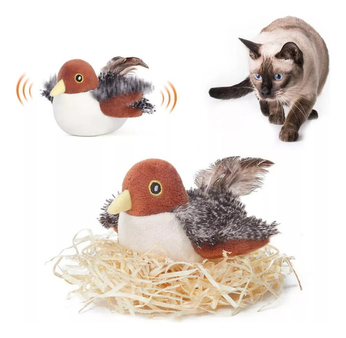 Asd Juguetes Para Gatos Recargables, Gorrión De Pájaros,