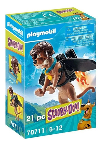 Playmobil Scooby-doo Figura Colecionável Piloto 70711