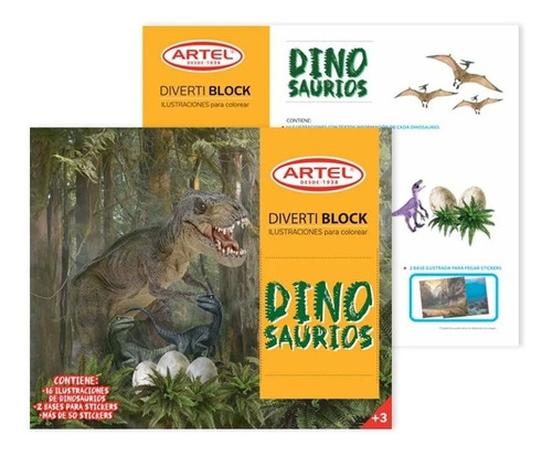 Imagen 1 de 6 de Divertiblock Dinosaurios