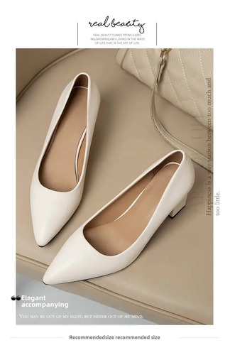 Zapatos De Trabajo De Tacón Alto Estilo Coreano Para Mujer