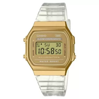 Reloj Casio Retro A-168 Vintage Transparente