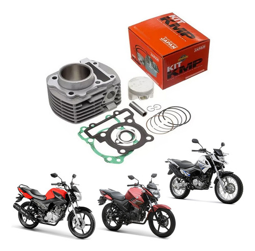 Kit Cilindro Motor Kmp Factor 150 2016 2017 2018 2019 2020