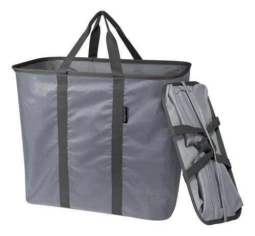 Clevermade Cesta Plegable Para La Ropa Sucia, Gris/carbon, P