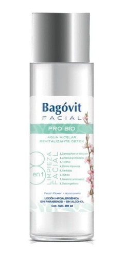 Agua Micelar Bagóvit Facial Pro Bio X 200ml