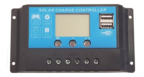 Regulador De Carga Fema Para Paneles Solares 10a