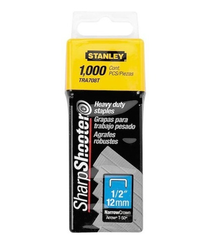 Grapas Stanley 1/2 Uso Rudo Tra708t P/tre550 Tr150hl Tr250