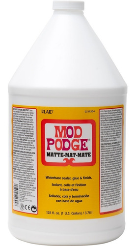 Mod Podge Matte - Pegamento Y Sellador Mate (3776ml) 128oz
