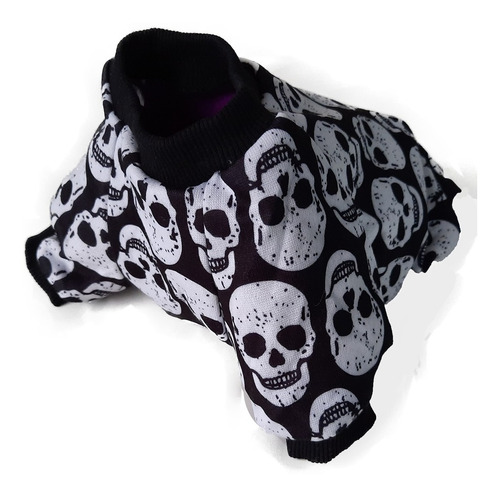 Ropa Mascotas Perros Gato Buzo Calaveras