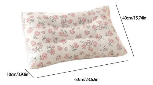 Funda De Almohada En Forma De U, Algodón Supersuave, Pastill