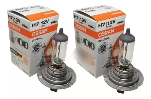 Kit 2 Lamparas H7 Original Osram Germany 12v 55w Volkswagen