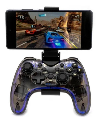 Gamepad Inalámbrico Bluetooth Multiplataformas Deluxe Rgb 