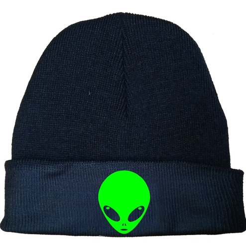 Gorro Lana Alien Vintage Azo Tv Estampado Urbanoz 