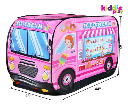 Tienda De Campaña Emergente Para Niños Con Camión De Helados