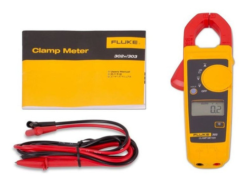 Alicate Amperímetro Digital Cat Iii 600v Fluke 303