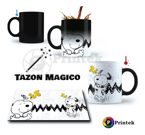 Tazon Magico Snoopy Y Charlie Brown - Varios Modelos 