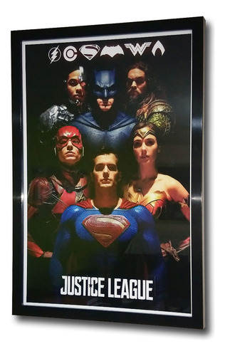Cuadro Decorativo Póster Película Justice League 