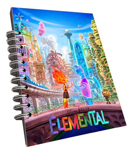 Cuadernos Elementos Pixar Tapa Dura