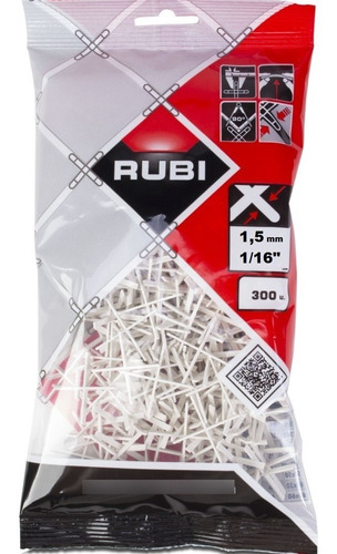 Separador De Ceramica 1,5 Mm Rubi Bolsa 300 Unidades