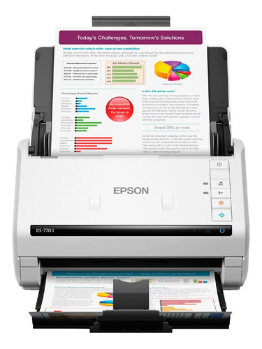 Escáner De Documentos Color Epson Workforce Ds-770 Ii Dúplex