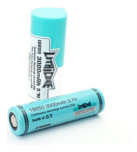 Bateria Lithicore 18650 3000mah 3.7v