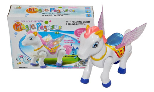 Unicornio Juguete My Little Pony Con Alas Niñas Luz 00503