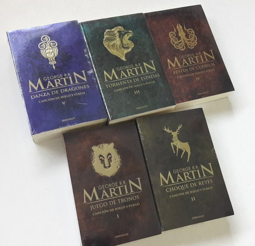 Saga Juego De Tronos 5 Libros Martin George Game Of Thrones