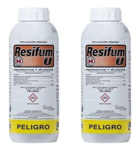 Insecticida Resifum U 1 Litro Diclorvos + Cipermetrina 2 Lts