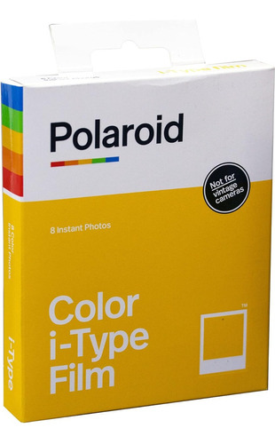 Filme Instantâneo Polaroid Color I-type Com 8 Poses