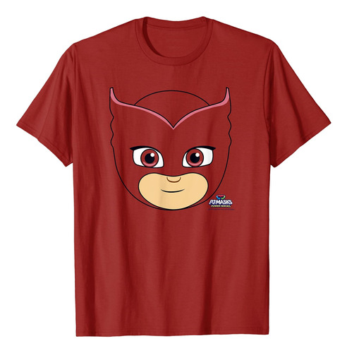 Máscaras Polera Pj Masks, Logotipo Facial De Owlette Power H