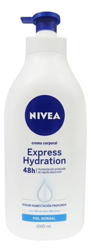 Crema Corporal Nivea Hidratación Express 1000 Ml