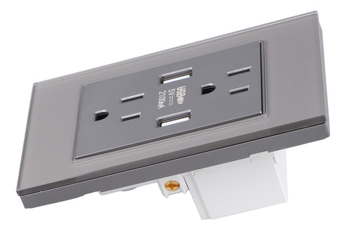 Contacto Doble Toma Corriente Con Puertos Usb Y Tipo C
