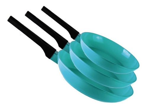 Sartenes 3pz Jade Antiaderente Cooks Master De 20, 24, 28cm