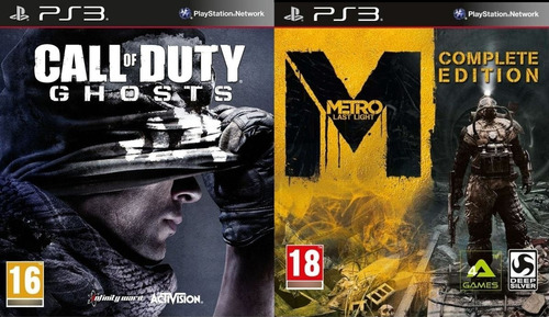 Call Of Duty Ghosts + Metro Last Light ~ Ps3 Español