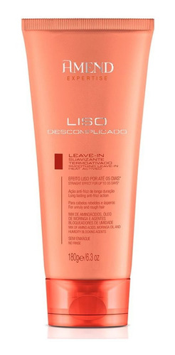 Amend Leave-in Suavizante Expertise Liso Descomplicado 180g