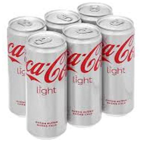 Refrigerante Coca Cola Light Lata 310ml (6 Latas)