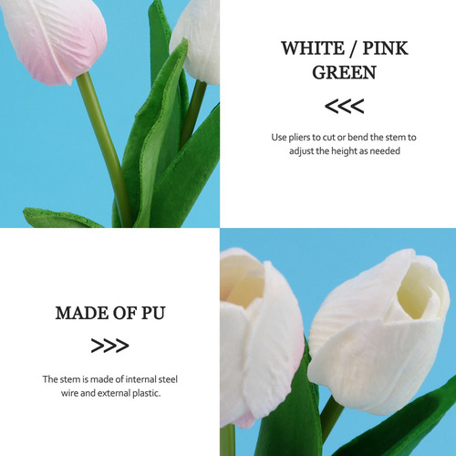 Xs Buquê De Tulipas Falsas De Flores Artificiais G920