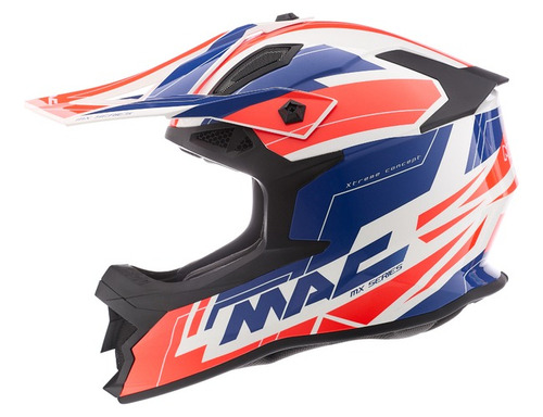 Casco Mac Virtus Enduro Motocross Mx Fluo - Trapote Racing