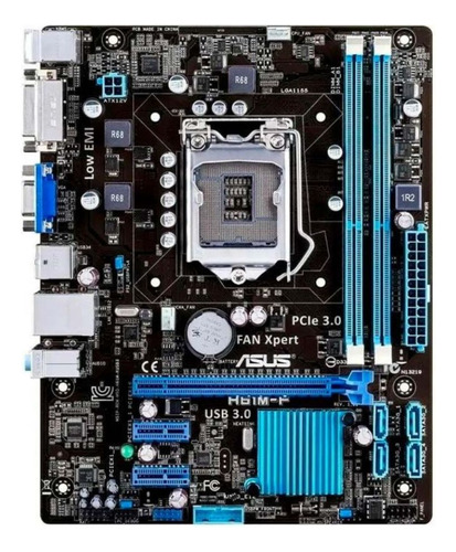 Placa Mãe Intel H61 Lga Asus 2*ddr3 1333/1600mhz Vga