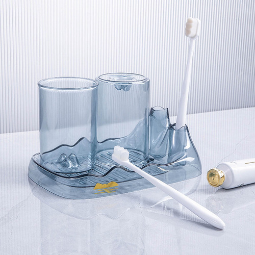 Juego De Vasos Para Enjuague Bucal J Storage Track, Cepillo
