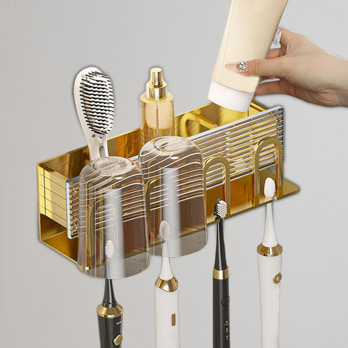 Suporte De Escova De Dentes, Suporte De Pasta De Dentes,