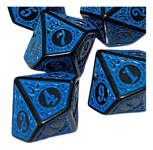 6 Juego De Dados Poliédricos De 2-6 Paquetes De 6 Piezas