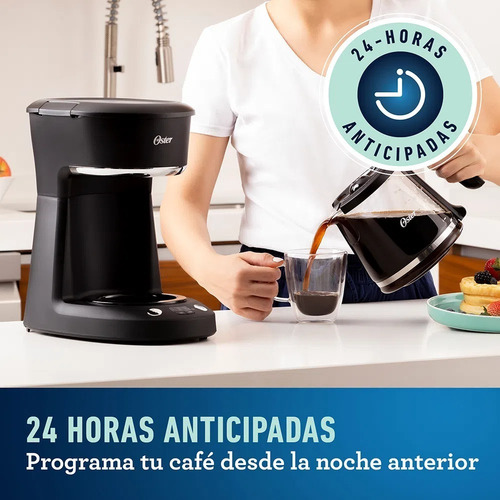 Cafetera Programable Oster 12 Tazas Bvstdcp12b