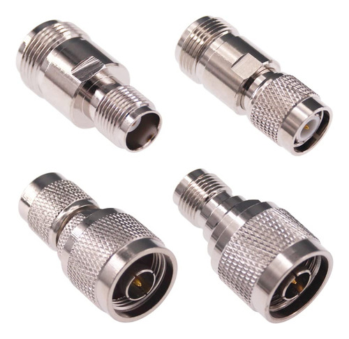 Rfaha 4pcs N Tipo Macho/hembra A Tnc M/f Rf Adaptador Coaxia