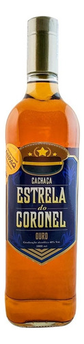 Cachaça Estrela Do Coronel Ouro 1000ml