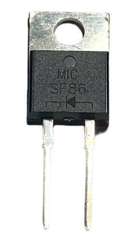 Diodo Mur804 = Sf86 - Simple S. Fast 8a 400v 50ns
