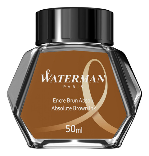 Tinta Para Caneta Tinteiro Waterman Absolute Brown 50ml