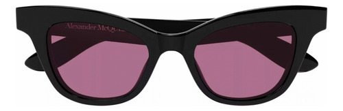 Lentes De Sol Alexander Mcqueen Am0381s Cat Eye Acetato