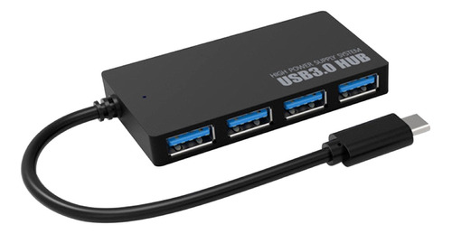 Hub Usb C 3.1 Multiple X4 Usb 3.0 Adaptador Para Las Nuevas Macbook Con Thunderbolt 3 