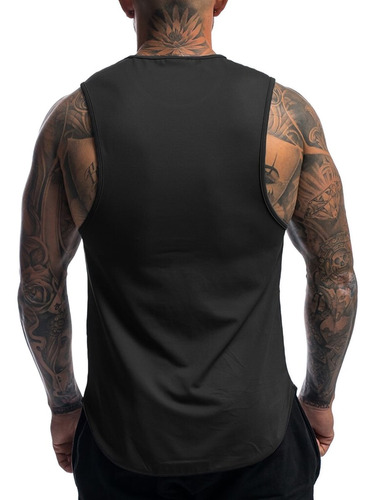 Imagen 2 de 10 de Polera Deportiva Hombre Gimnasio Con Cierre